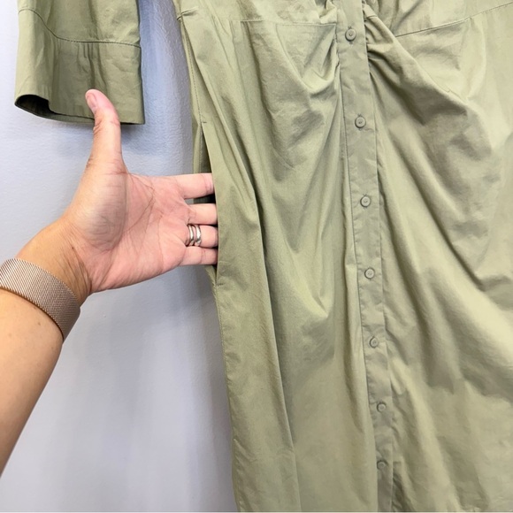 LUISA CERANO Button-Up Shirt Dress size US 8 - Picture 8 of 15